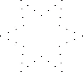 dotted star