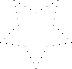 dotted star