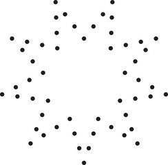 dotted star