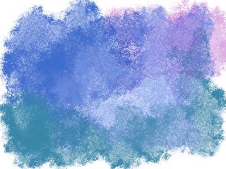 Blue cloud sky watercolor background 