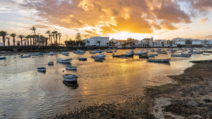 Arrecife de Lanzarote. Puesta de Sol