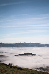 landscape with clouds