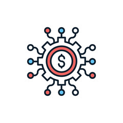 Money Management icon in vector. Logotype