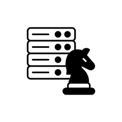 Data Strategy icon in vector. Logotype