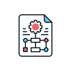 Scheme icon in vector. Logotype