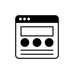 Onsite Content icon in vector. Logotype