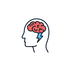 Brainstorm icon in vector. Logotype