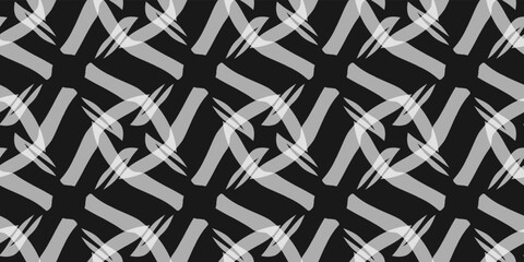 Brush abstract pattern. grunge brush. texture. Background. White and black vector.