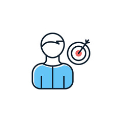 Persona icon in vector. Logotype