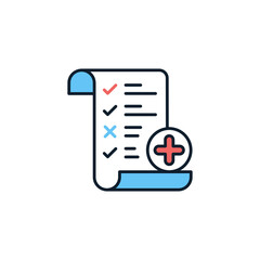 Task List icon in vector. Logotype