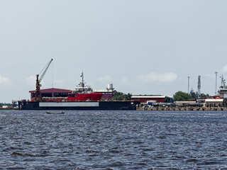 ship yard in lagos , nigeria