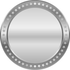 Silver Circle Badge