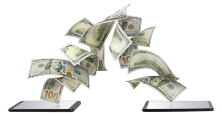 Online mobile money transfer cut out