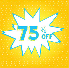 deals comic style discount promotion