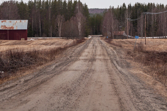 on the road