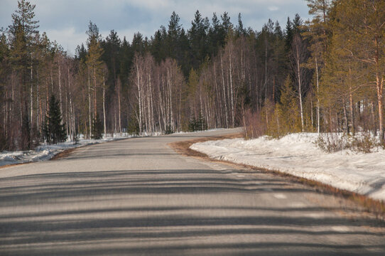 on the road