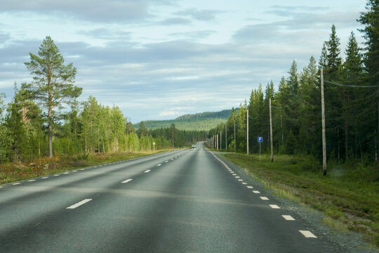 on the road