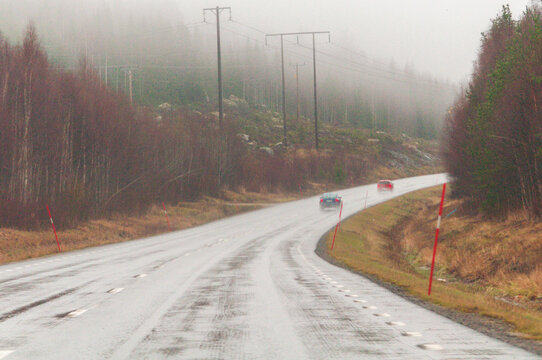 on the road