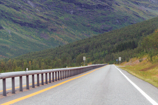 on the road