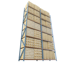 Warehouse Shelving Stack