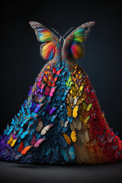 butterfly wonderfull dress for woman © Ralf
