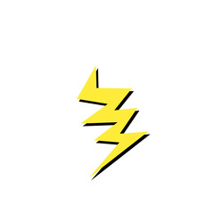 Comic Lighting Thunder Strom