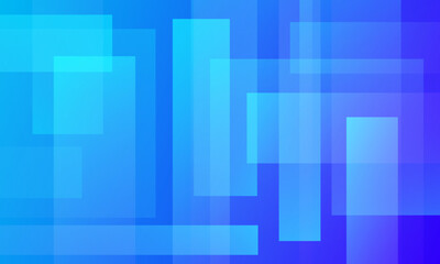 Abstract blue background with squares. Vector illustration