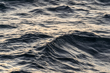imagen de las formas efímeras que crea el mar con sus olas 
