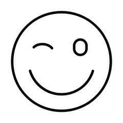 Confident Emoji, Emoticon Icon Logo Design Vector Template Illustration Sign And Symbol Pixels Perfect