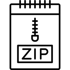 Zip File Icon