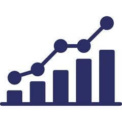 Analytics, bar graph  Vector Icon which can easily modify or edit

