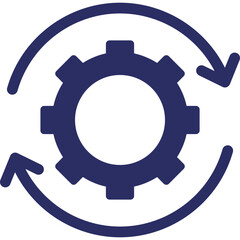 Chain, cog chain  Vector Icon which can easily modify or edit

