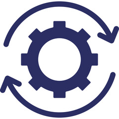 Beginning, cogwheel Vector Icon which can easily modify or edit
