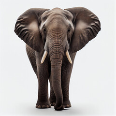 Fototapeta na wymiar elephant isolated on white