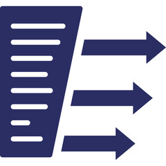 Obraz premium Bars, data Vector Icon which can easily modify or edit