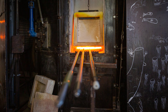 Four du souffleur de verre