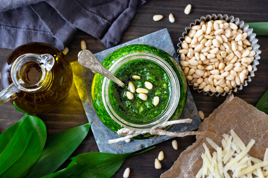 Homemade Wild Garlic Pesto