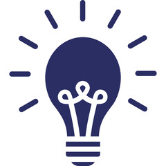 Bulb, creativity Vector Icon which can easily modify or edit

