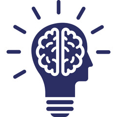 Brain, idea Vector Icon which can easily modify or edit

