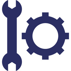  Cog wheel, gear wheel Vector Icon Fully Editable

