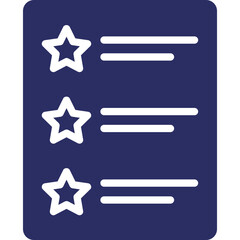 Features, list Vector Icon Fully Editable

