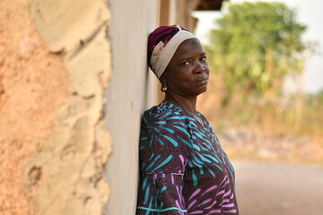 elderly african woman