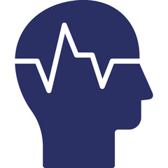 Disorder, head Vector Icon

