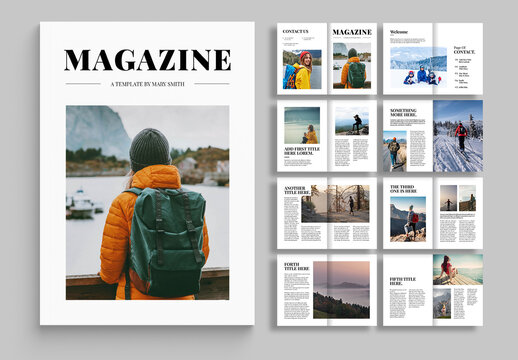 Travel And Toor Magazine Template