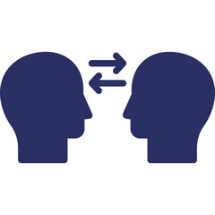 Communication, interaction Vector Icon


