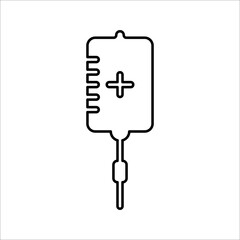 Infuse Icon Flat Vector Illustration, on a white background