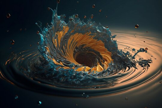 Water Vortex by Science Photo Library