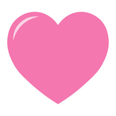 Simple illustration of heart icon for St. Valentines Day