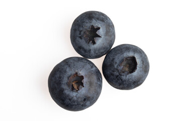 Obraz premium Fresh blueberries on a white background.Isolated image.