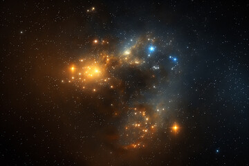 Night sky with stars